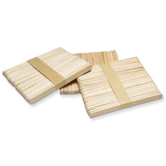 10 Packs: 1,000 ct. (10,000 total) Creativity Street® Natural Wood Craft Sticks